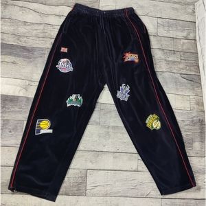 Nike Team Vintage NBA Patch Velour NIKE Track Pants/Sweatpants, XL
